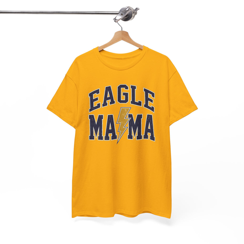 Eagle Mama T‑Shirt — Lightning Bolt Mom Tee for Proud Football Moms