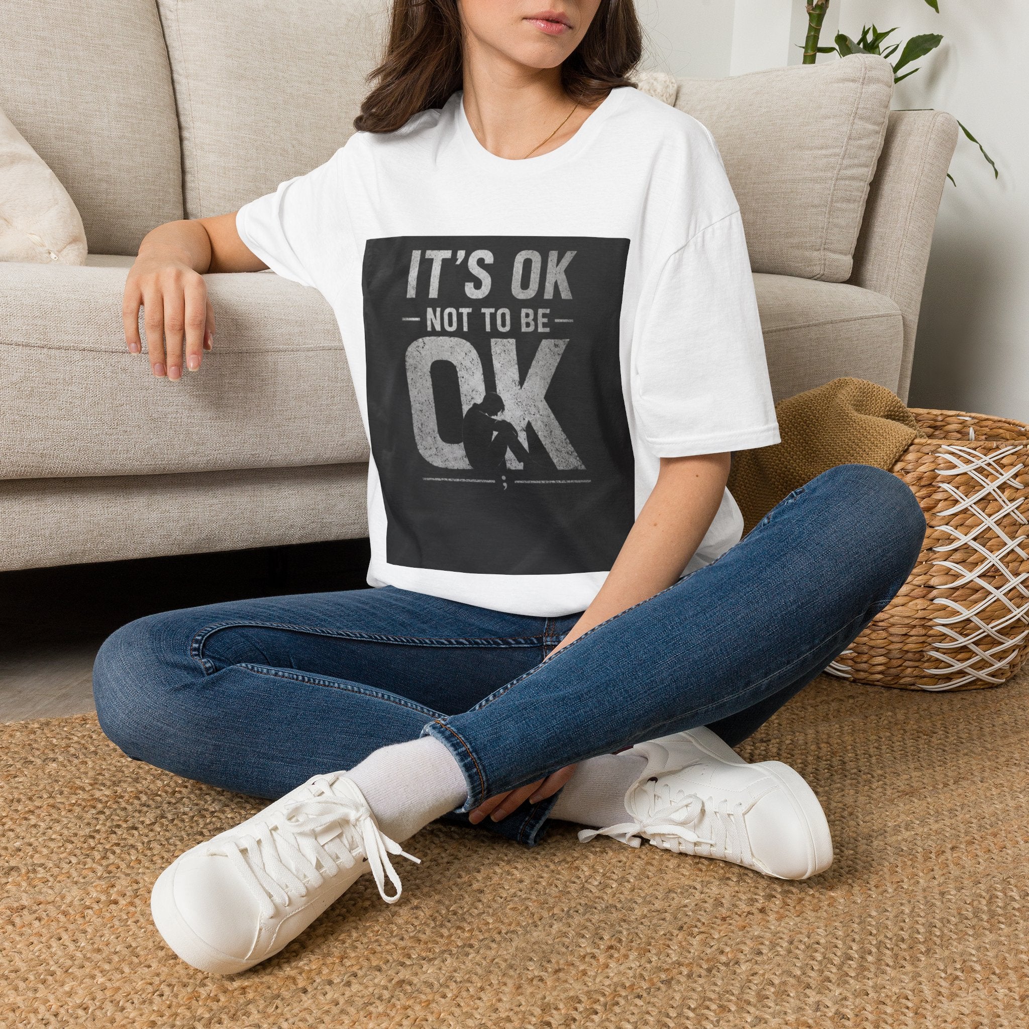 It's OK Not To Be OK T-Shirt — Mental Health Awareness Graphic Tee