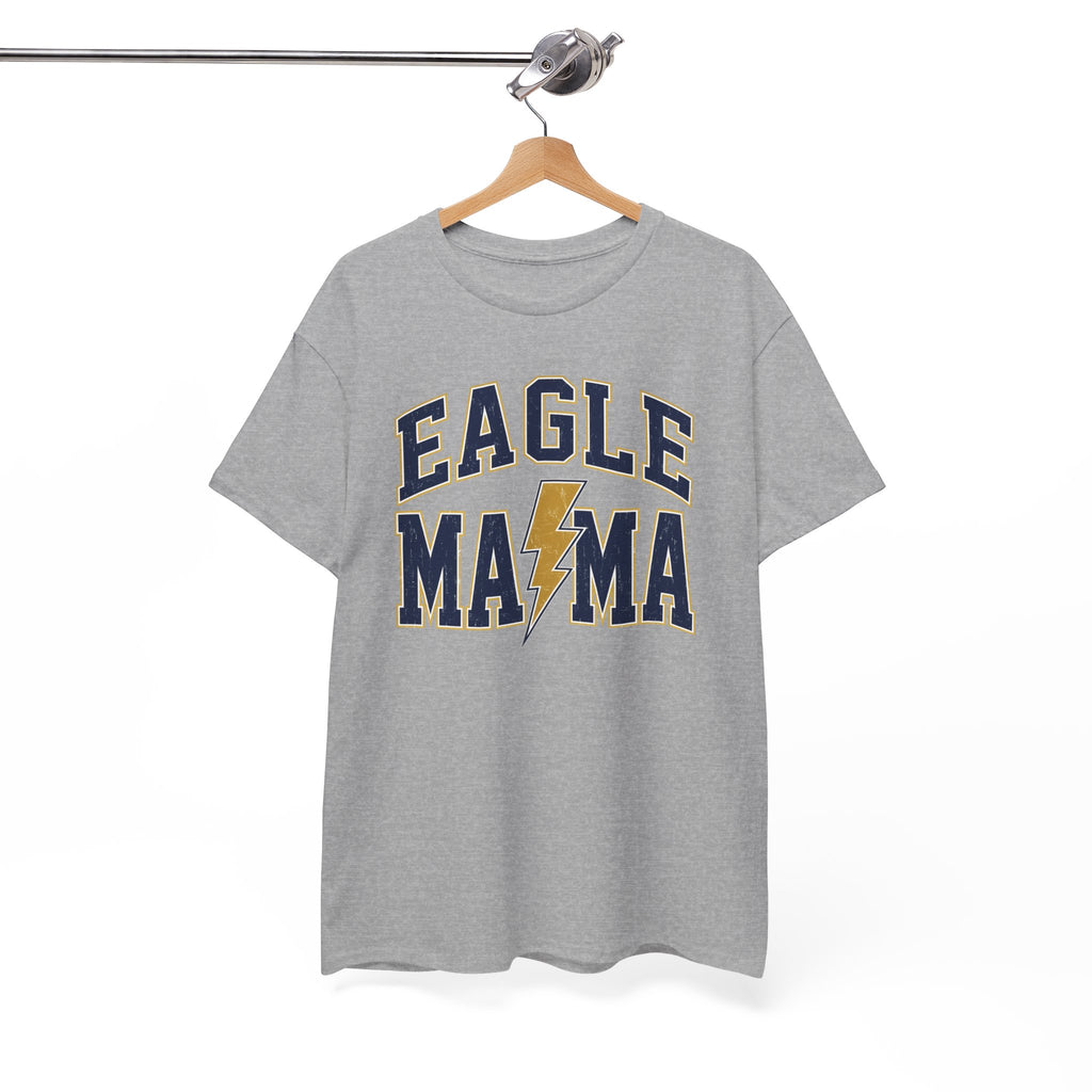 Eagle Mama T‑Shirt — Lightning Bolt Mom Tee for Proud Football Moms