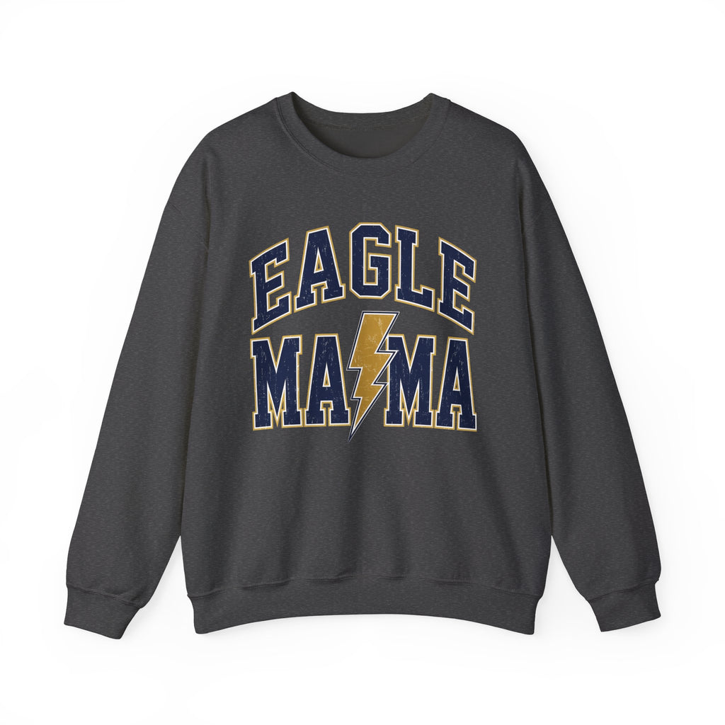 Eagle Mama Crewneck Sweatshirt — Vintage Lightning Mom Pullover