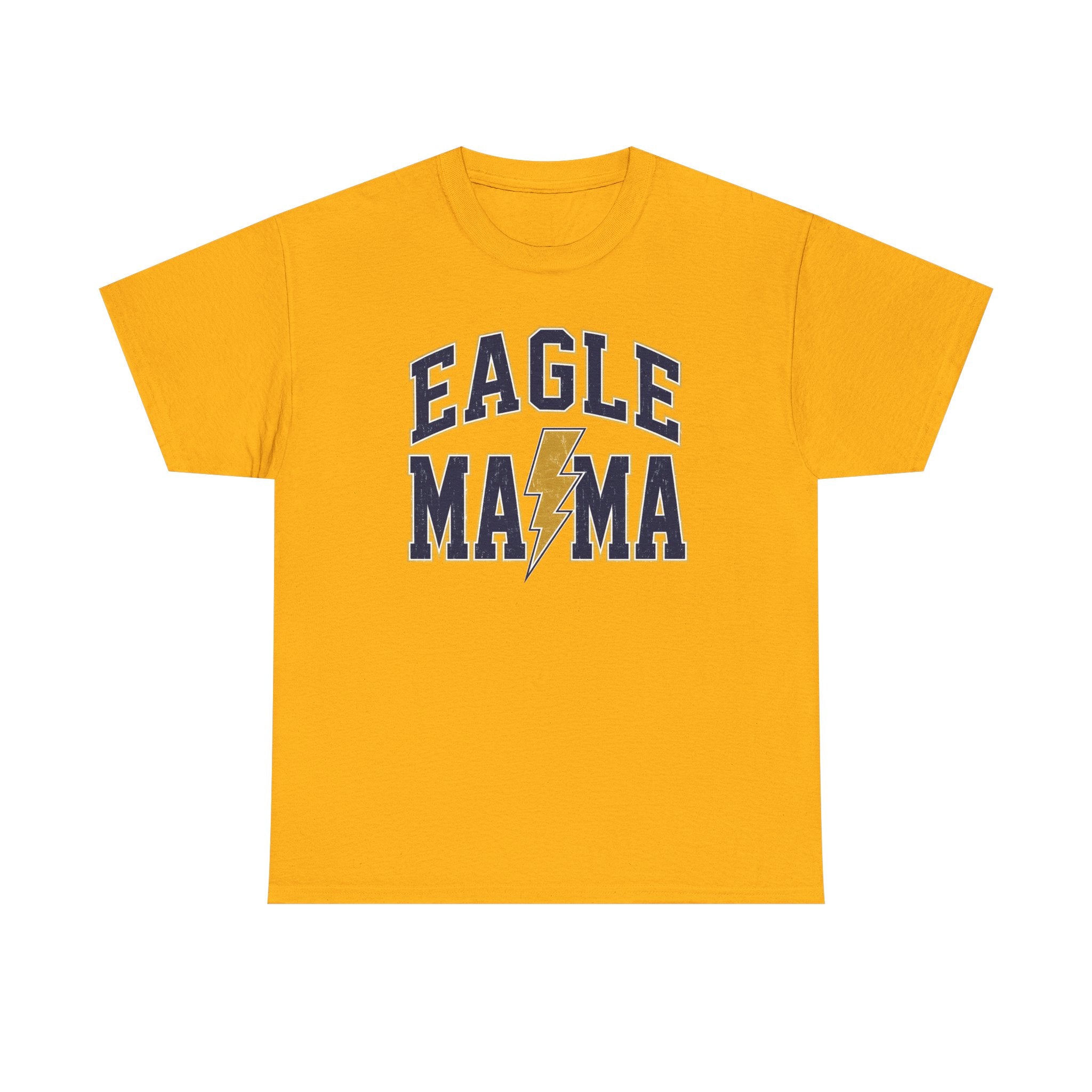 Eagle Mama T‑Shirt — Lightning Bolt Mom Tee for Proud Football Moms