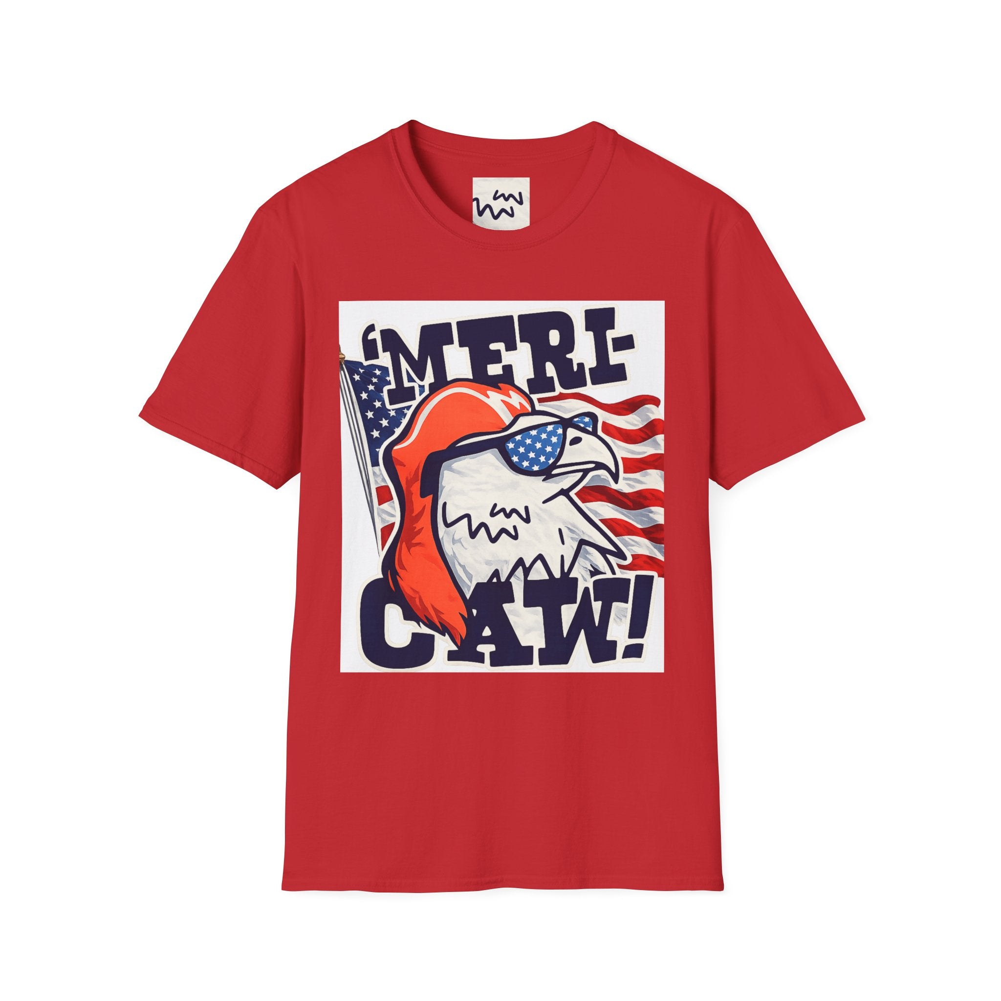 'Merica Eagle T‑Shirt — Patriotic American Flag Eagle Graphic Tee
