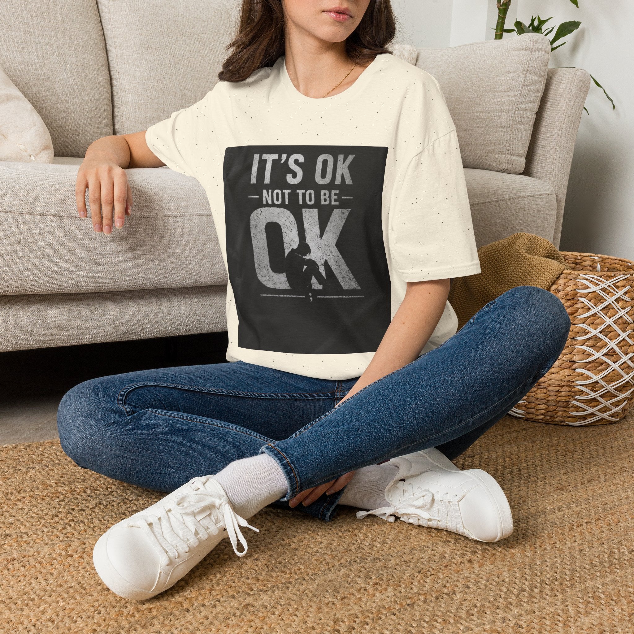 It's OK Not To Be OK T-Shirt — Mental Health Awareness Graphic Tee