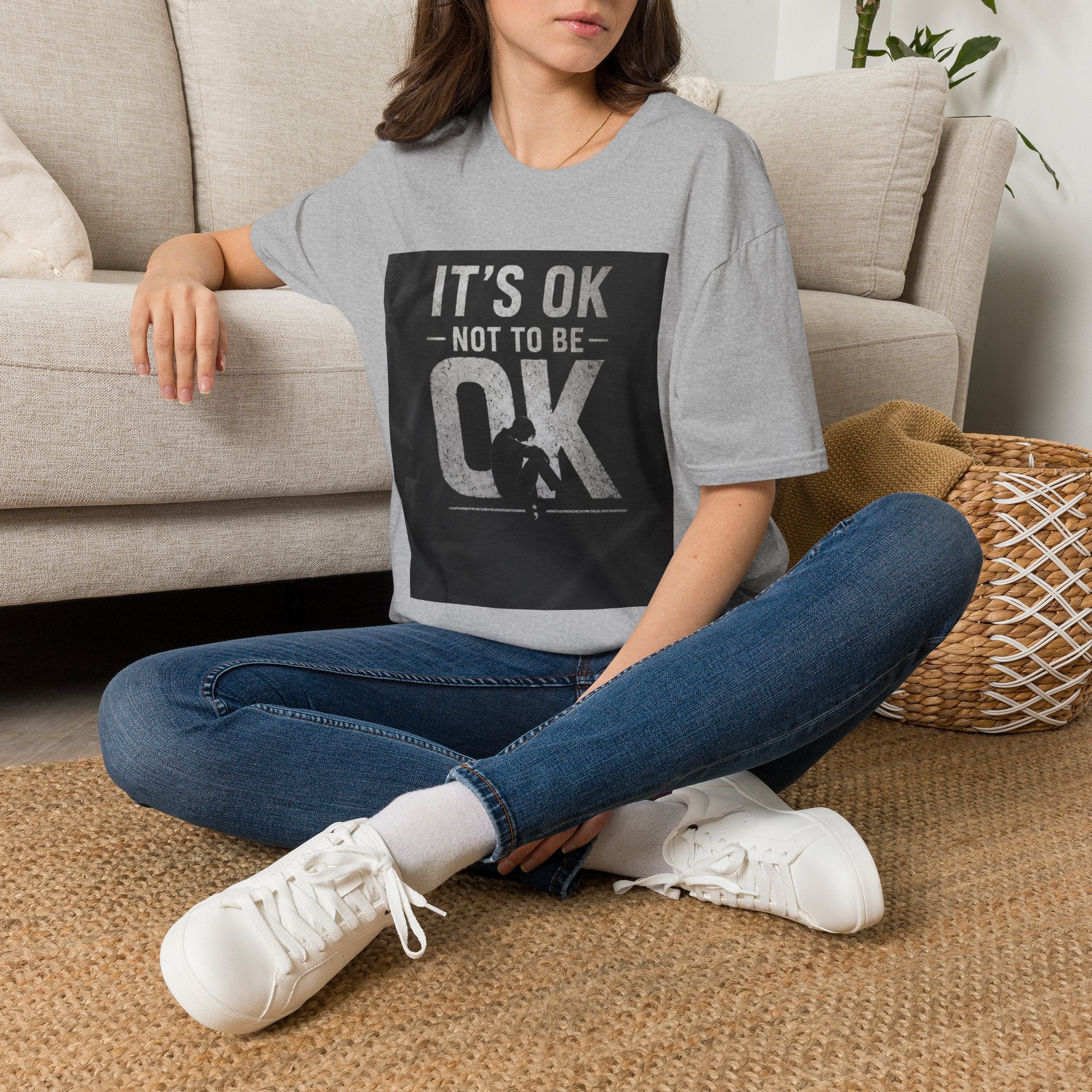 It's OK Not To Be OK T-Shirt — Mental Health Awareness Graphic Tee