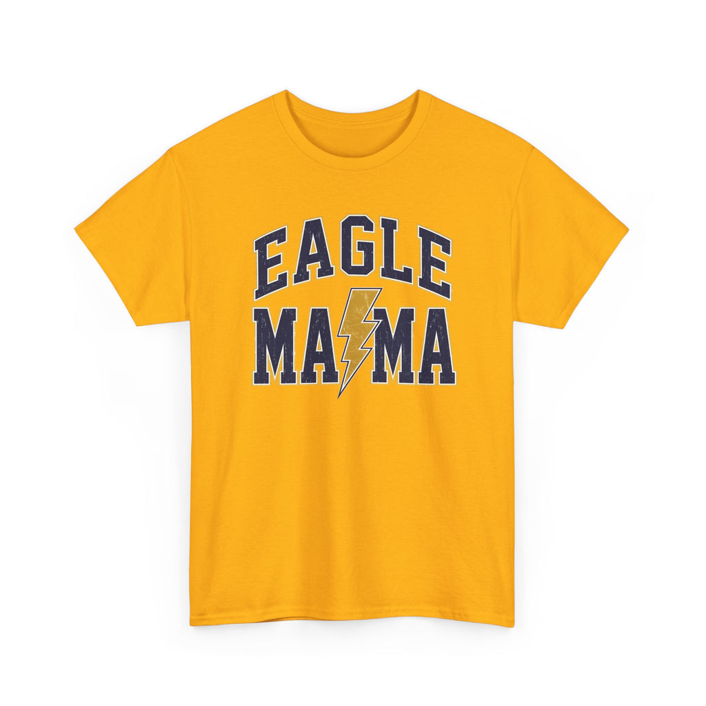 Eagle Mama T‑Shirt — Lightning Bolt Mom Tee for Proud Football Moms