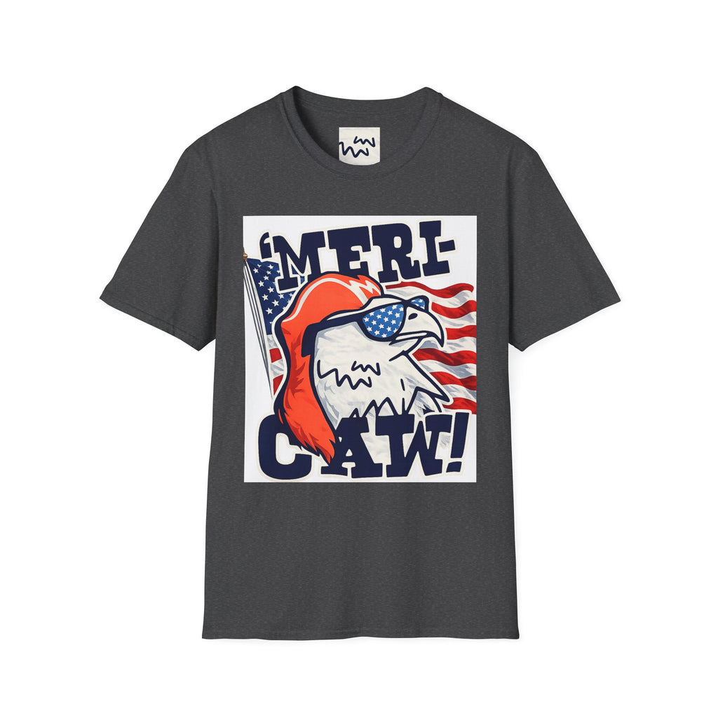 'Merica Eagle T‑Shirt — Patriotic American Flag Eagle Graphic Tee