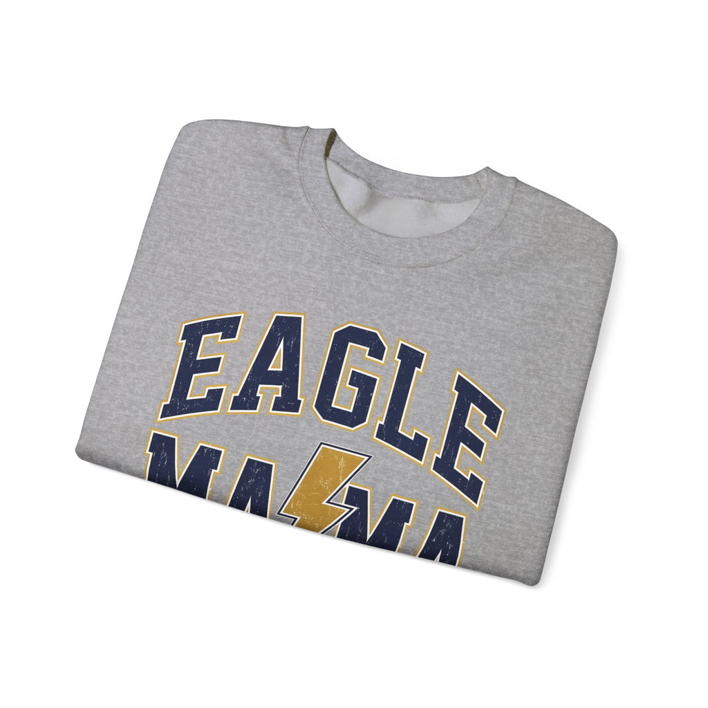 Eagle Mama Crewneck Sweatshirt — Vintage Lightning Mom Pullover