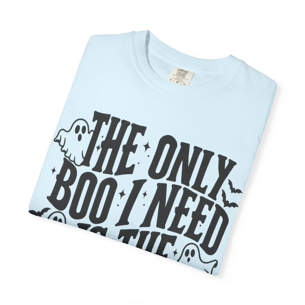 Holy Ghost Halloween T-Shirt — "The Only Boo I Need Is The Holy Ghost"