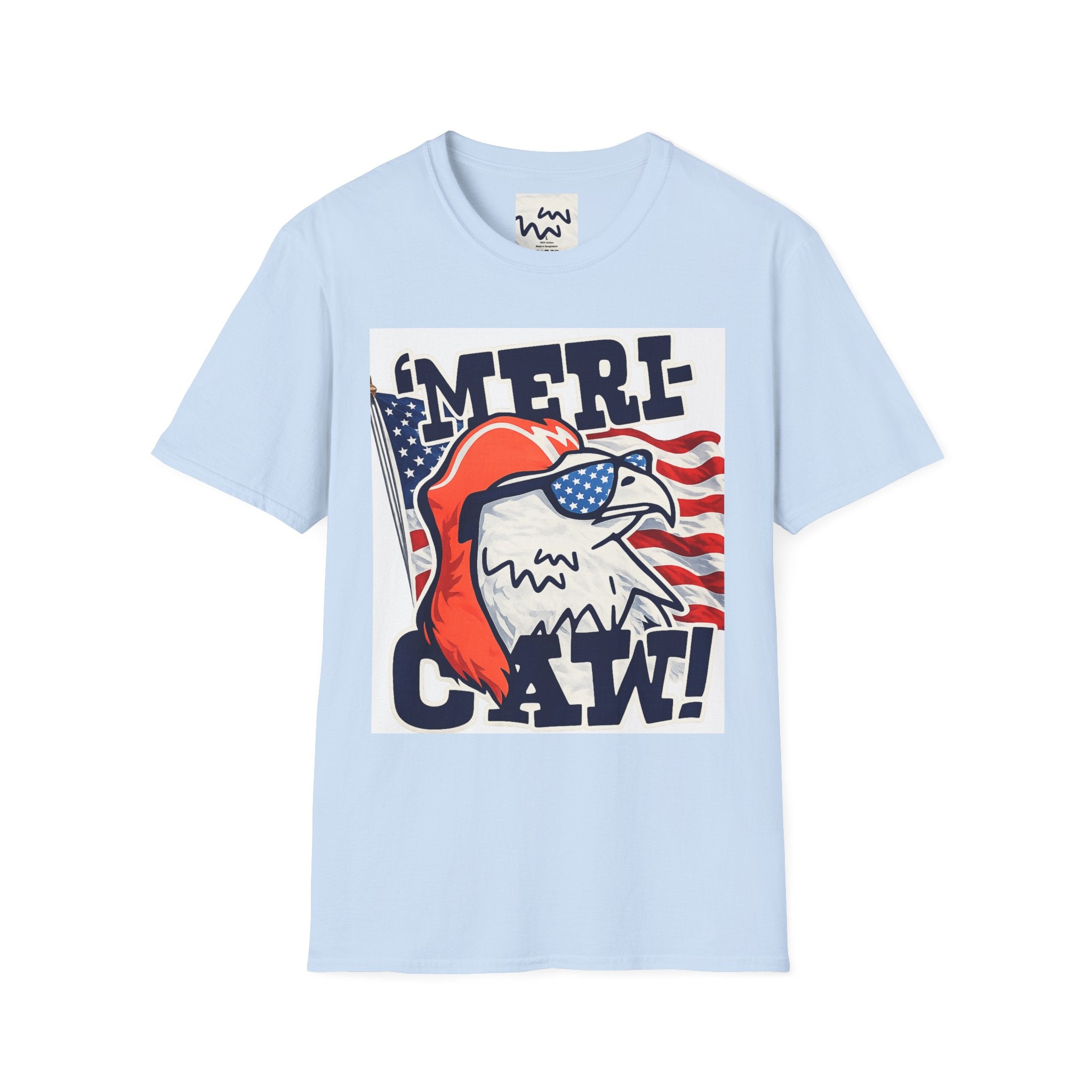 'Merica Eagle T‑Shirt — Patriotic American Flag Eagle Graphic Tee