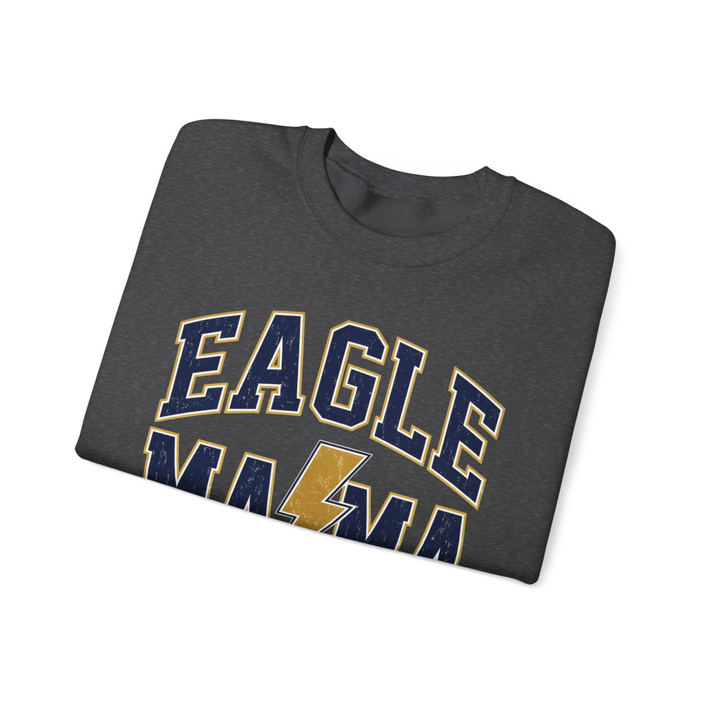 Eagle Mama Crewneck Sweatshirt — Vintage Lightning Mom Pullover