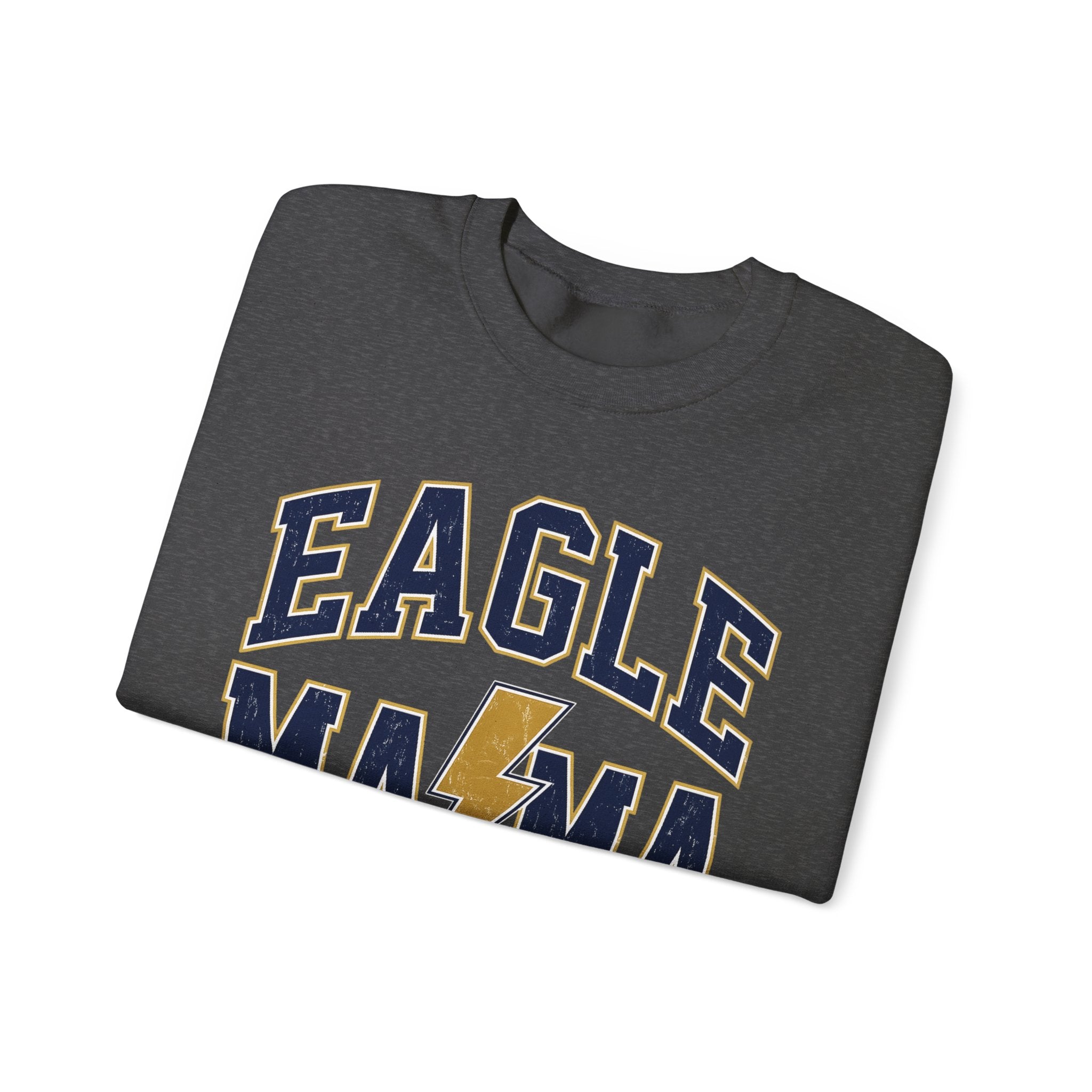 Eagle Mama Crewneck Sweatshirt — Vintage Lightning Mom Pullover