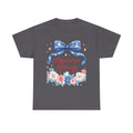 American Honey T-Shirt — Patriotic Floral Tee with Stars & Bow