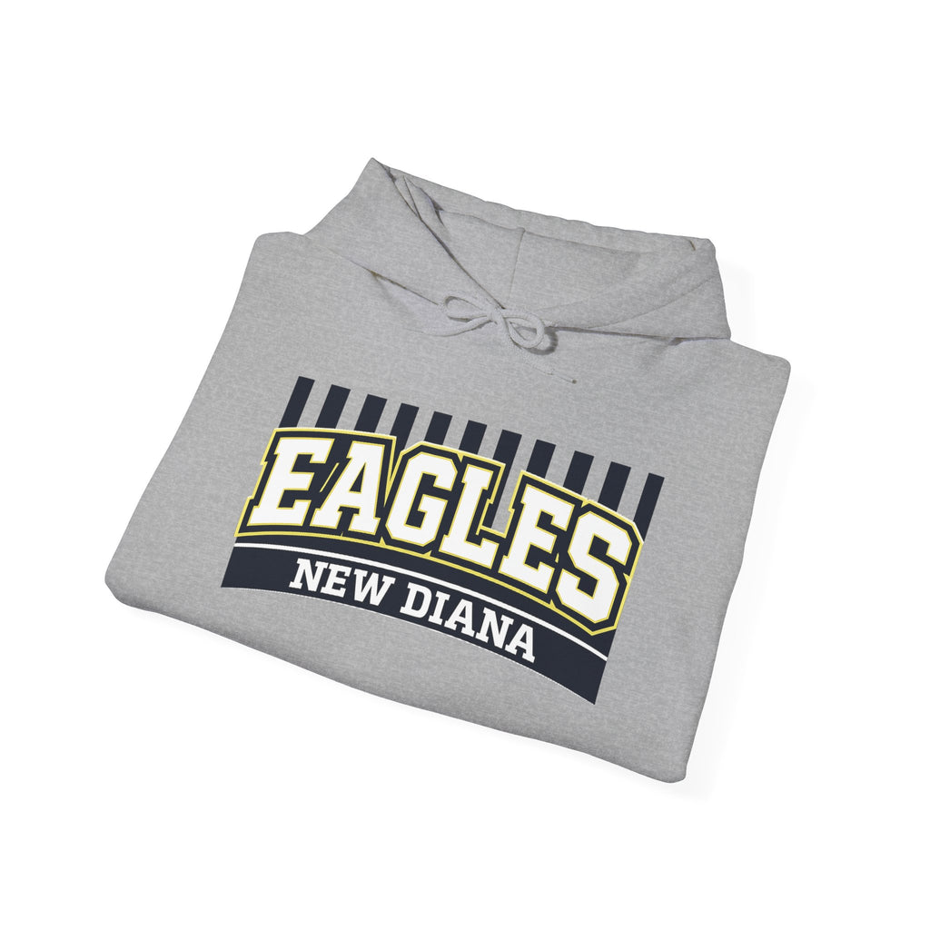 Eagles New Diana Hoodie — Vintage Varsity Stripe School Spirit Sweatshirt