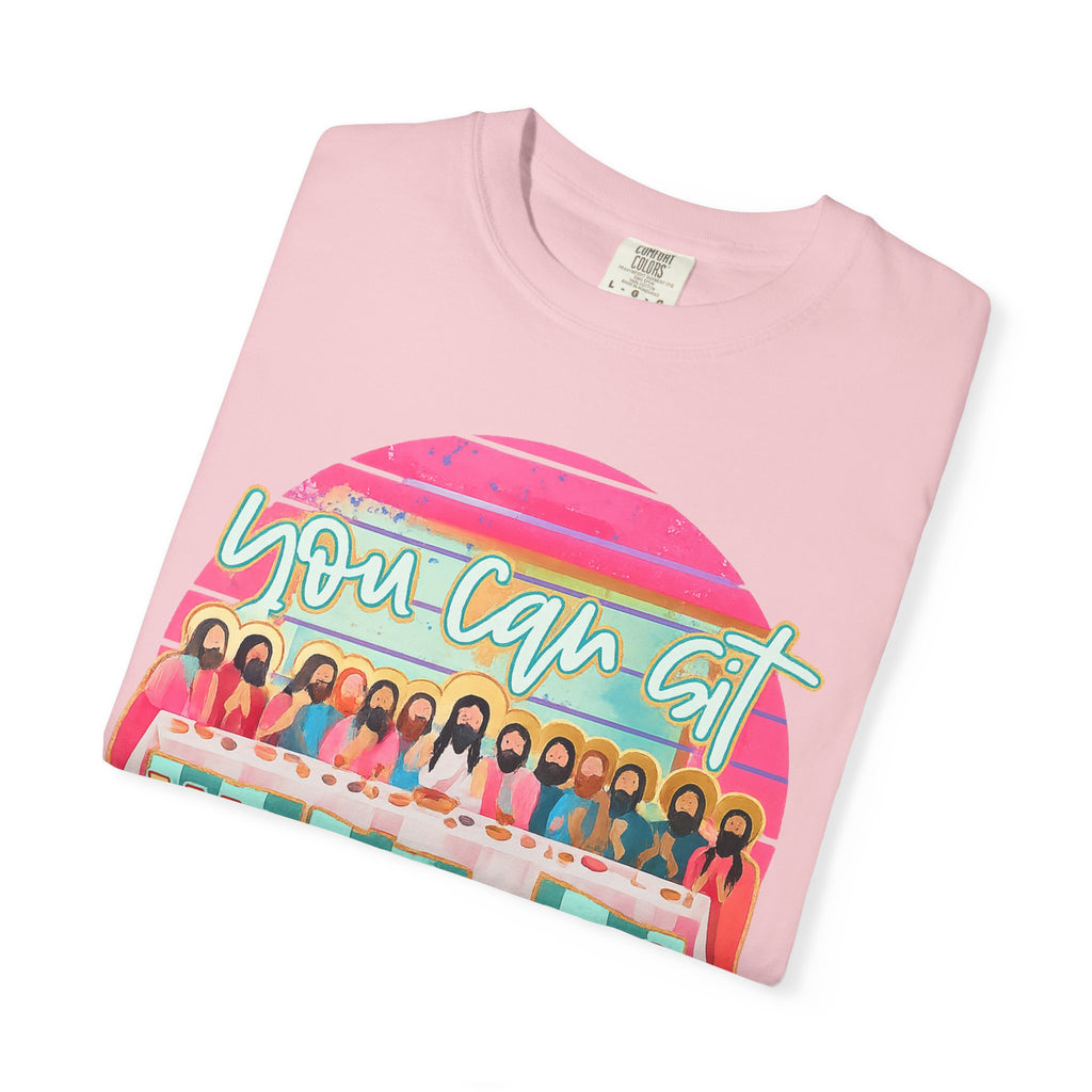 You Can Sit With Us T‑Shirt – Retro Pastel Group Graphic