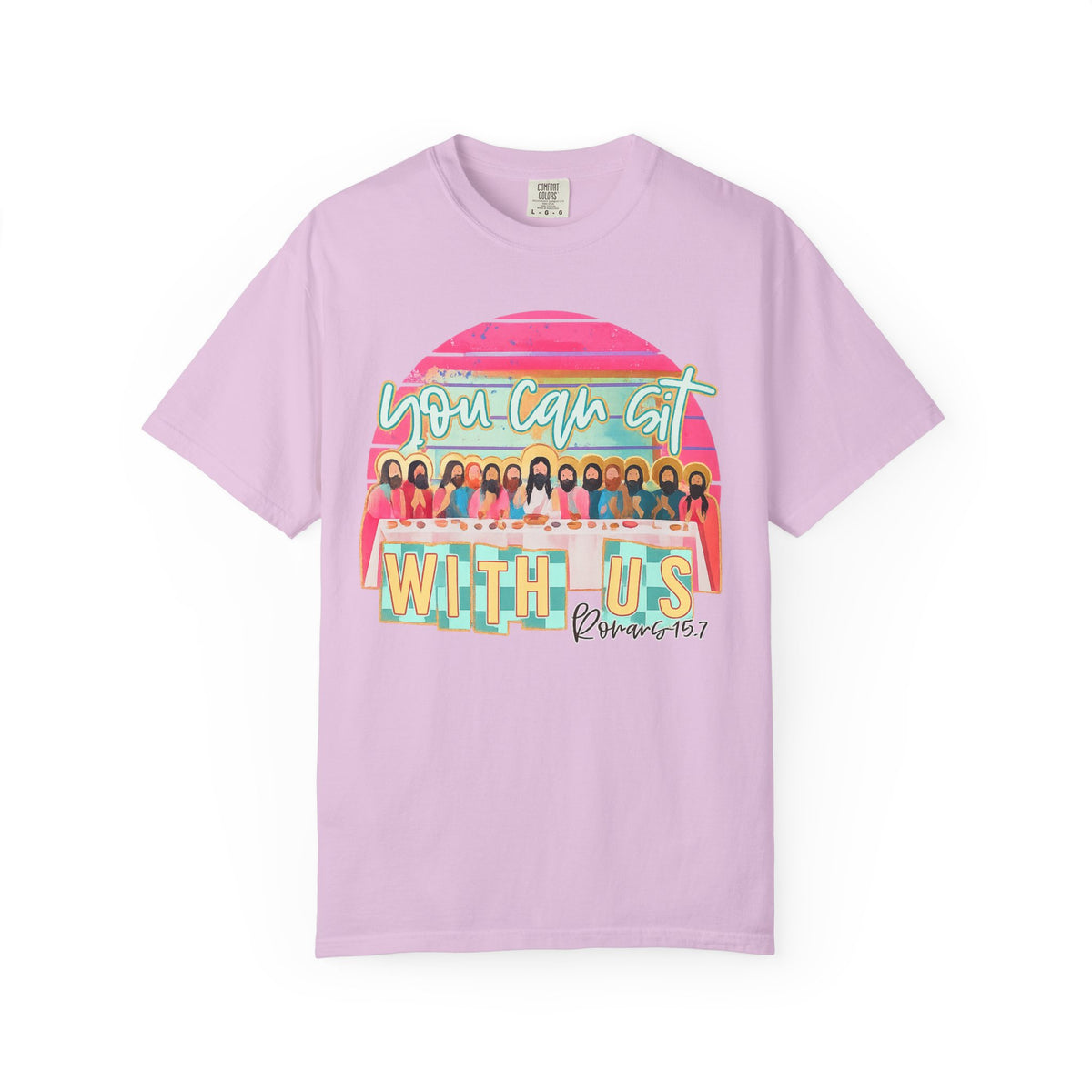 You Can Sit With Us T‑Shirt – Retro Pastel Group Graphic