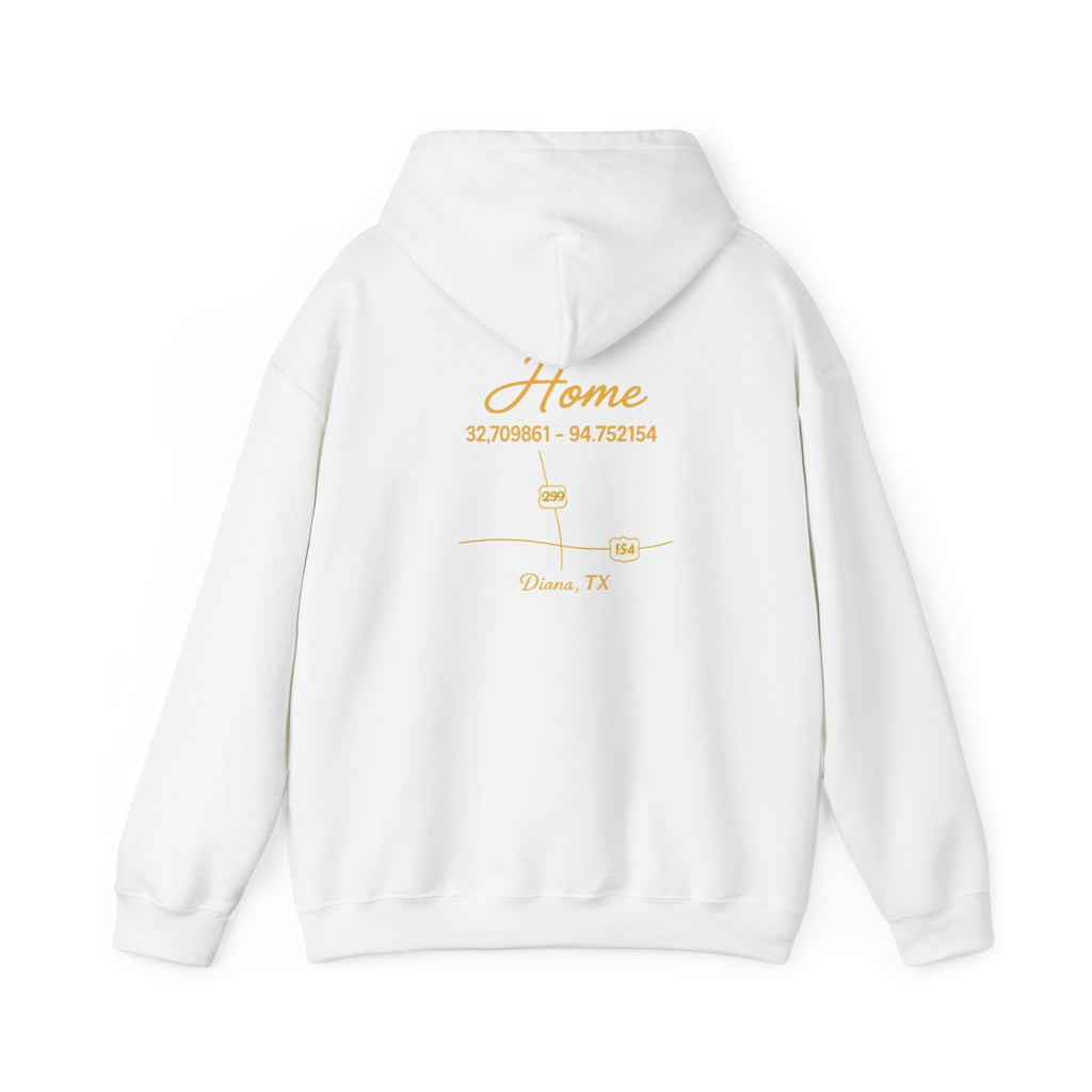 Home Coordinates Hoodie — Custom City & Coordinates Pullover