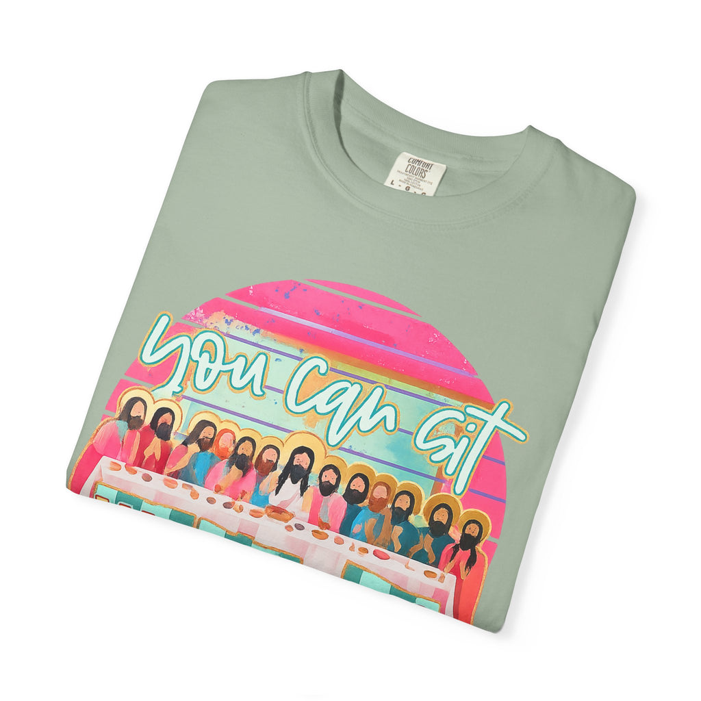 You Can Sit With Us T‑Shirt – Retro Pastel Group Graphic