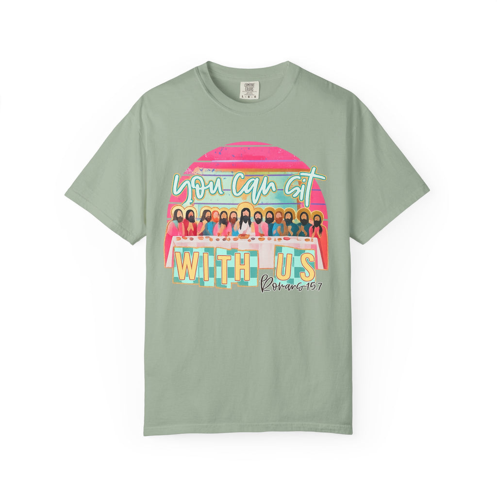 You Can Sit With Us T‑Shirt – Retro Pastel Group Graphic