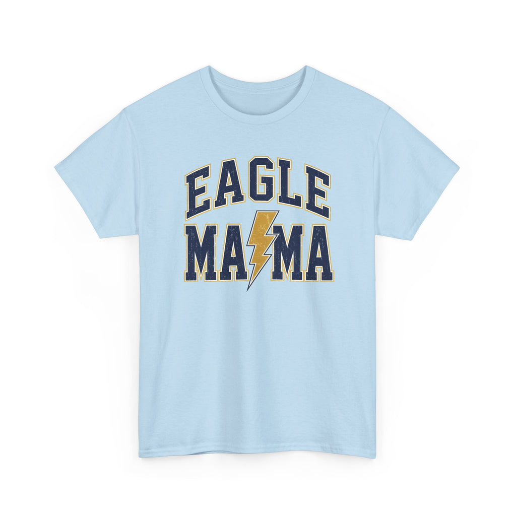 Eagle Mama T‑Shirt — Lightning Bolt Mom Tee for Proud Football Moms