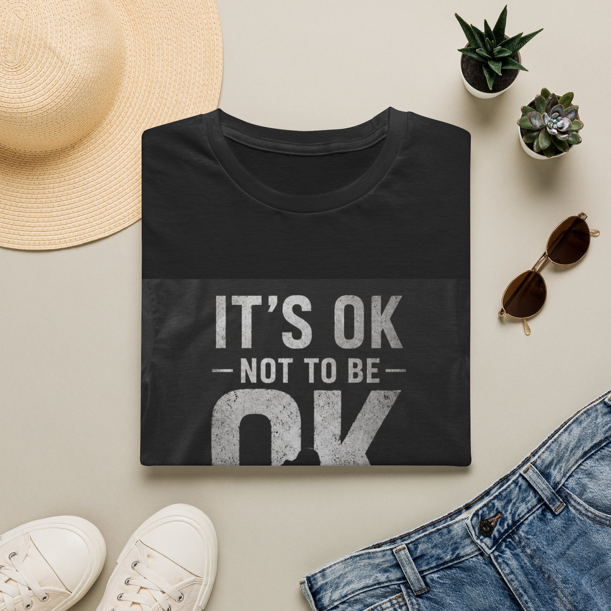 It's OK Not To Be OK T-Shirt — Mental Health Awareness Graphic Tee