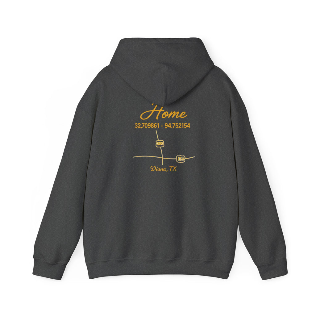 Home Coordinates Hoodie — Custom City & Coordinates Pullover