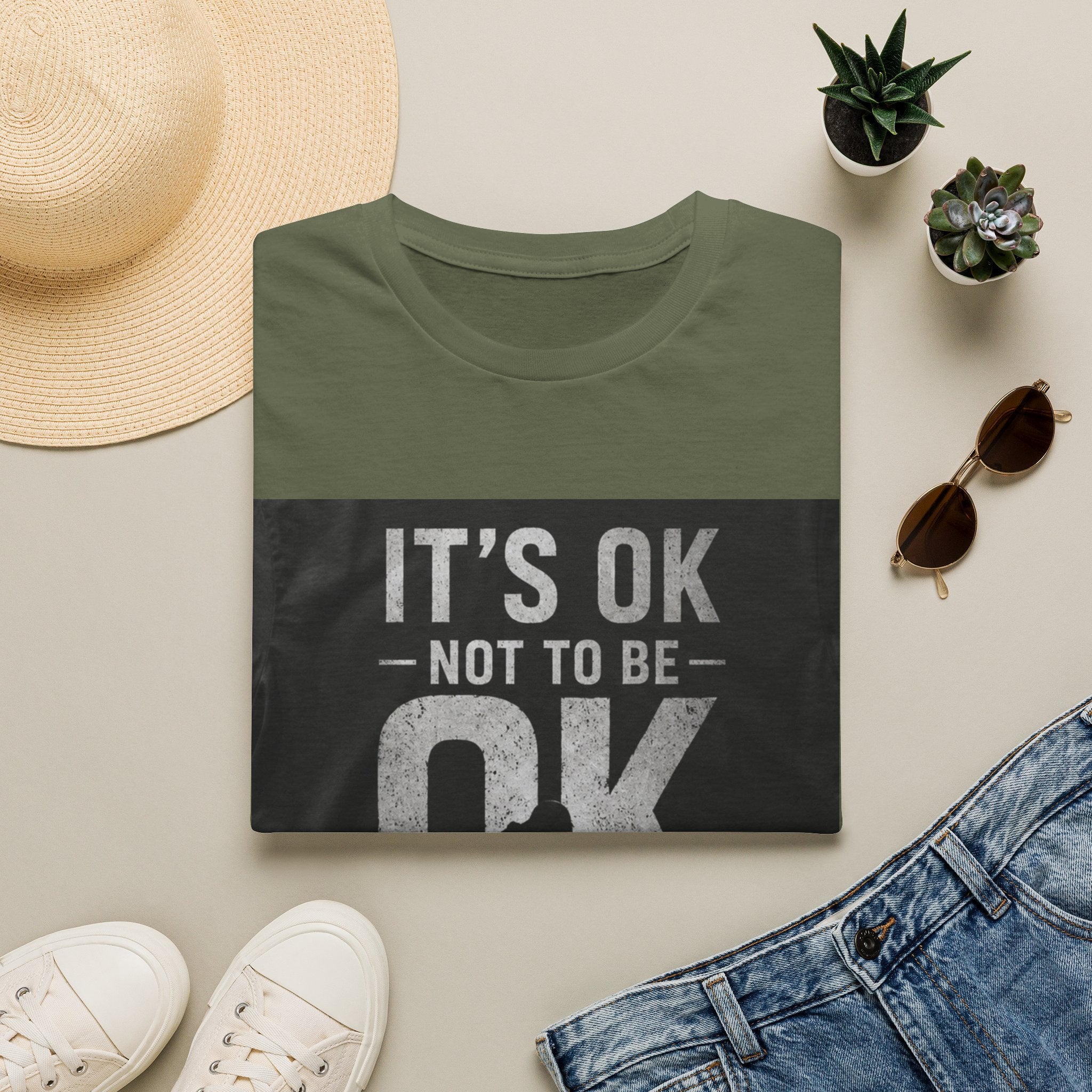 It's OK Not To Be OK T-Shirt — Mental Health Awareness Graphic Tee