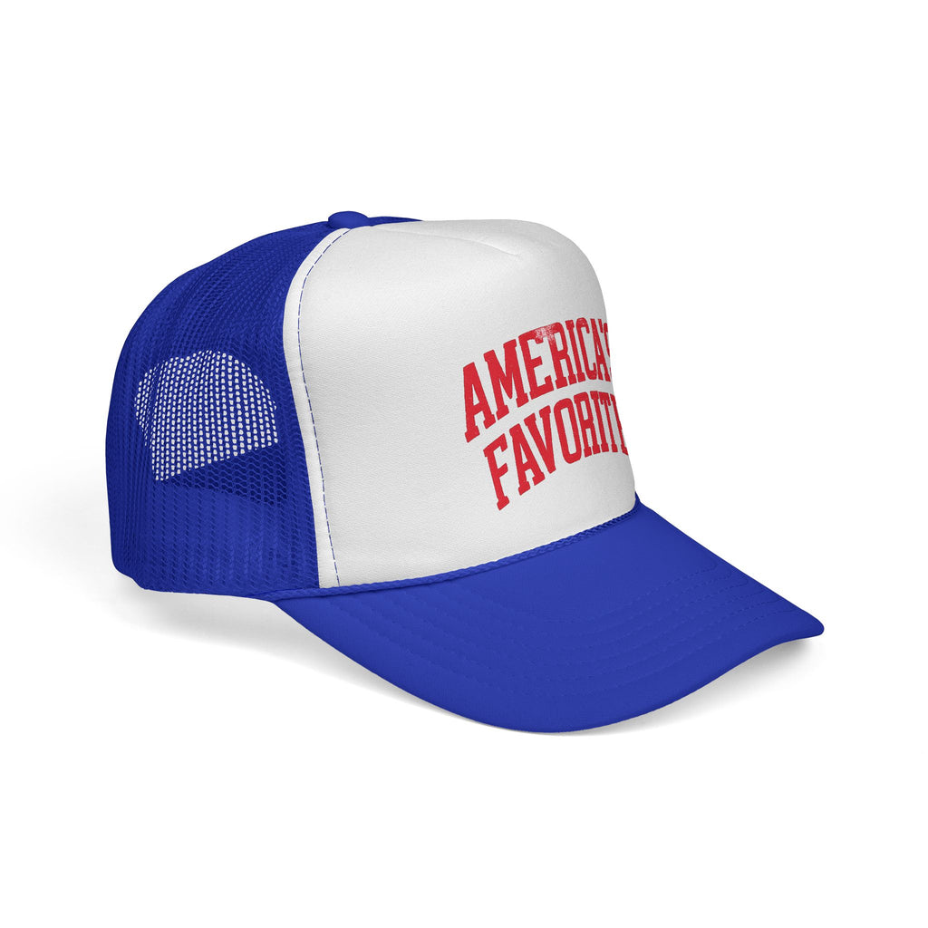 Trucker Cap — "America's Favorite" Vintage Red Logo Mesh Hat