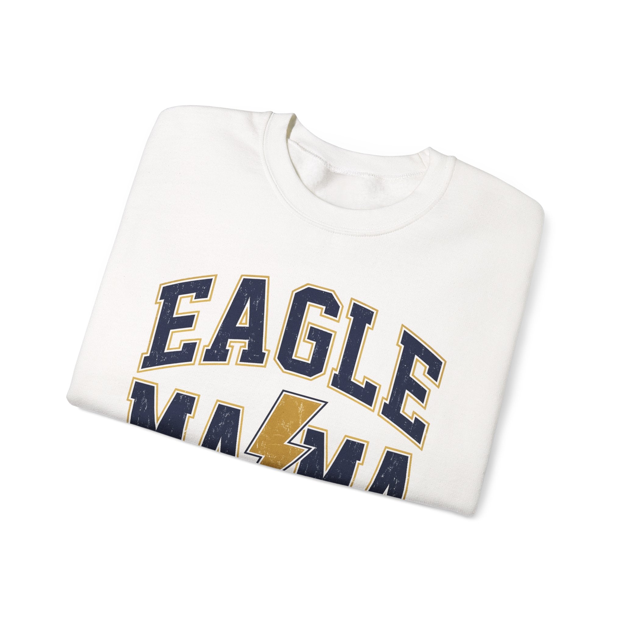 Eagle Mama Crewneck Sweatshirt — Vintage Lightning Mom Pullover