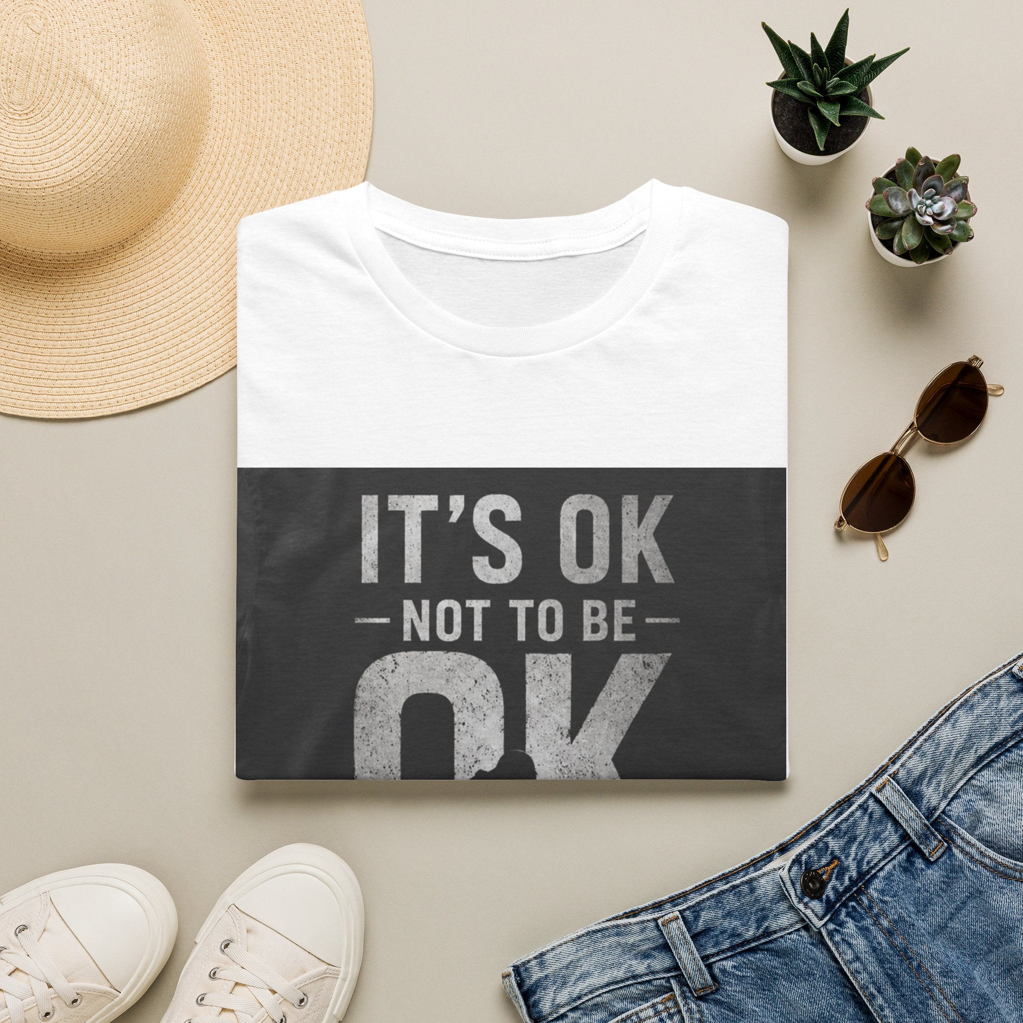 It's OK Not To Be OK T-Shirt — Mental Health Awareness Graphic Tee