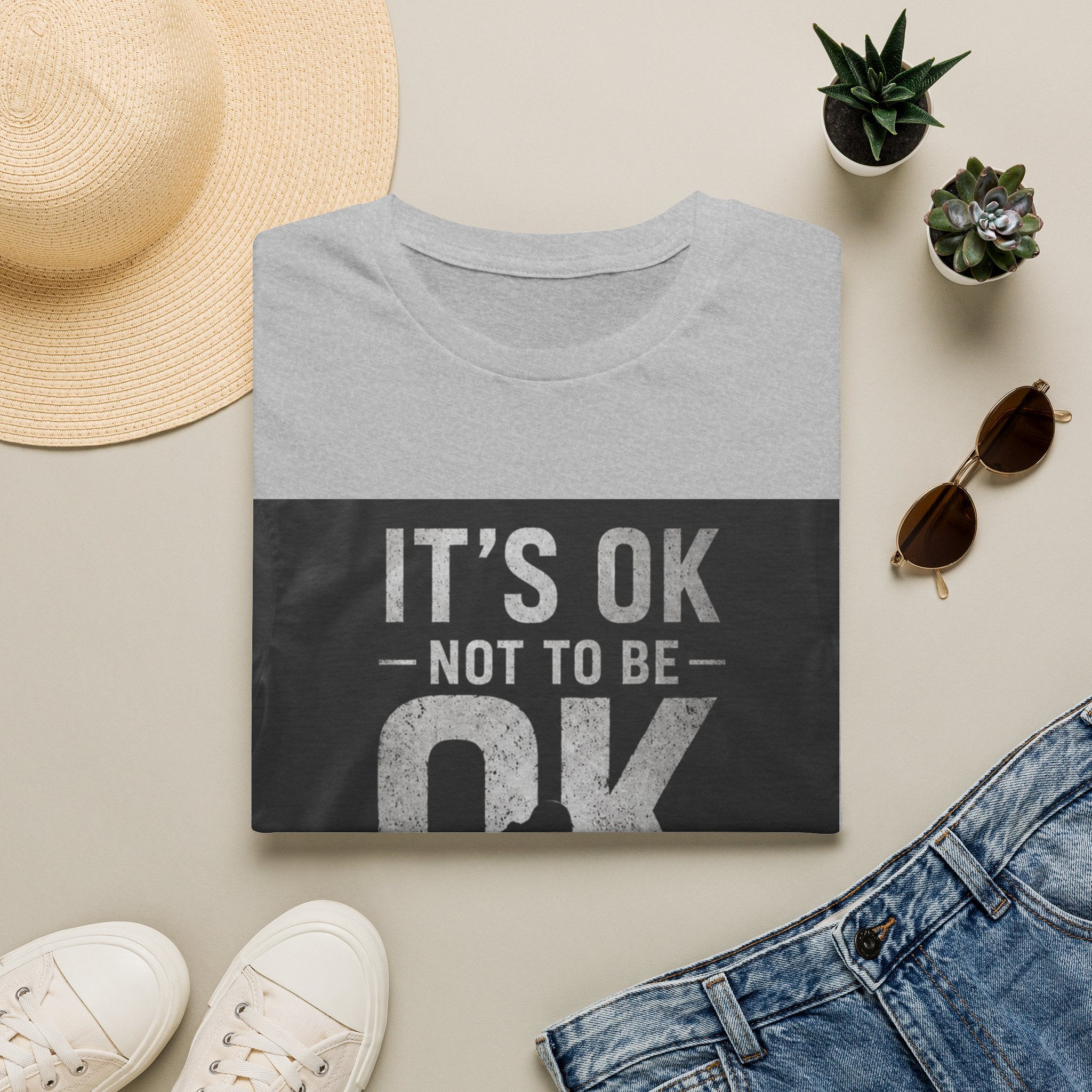 It's OK Not To Be OK T-Shirt — Mental Health Awareness Graphic Tee