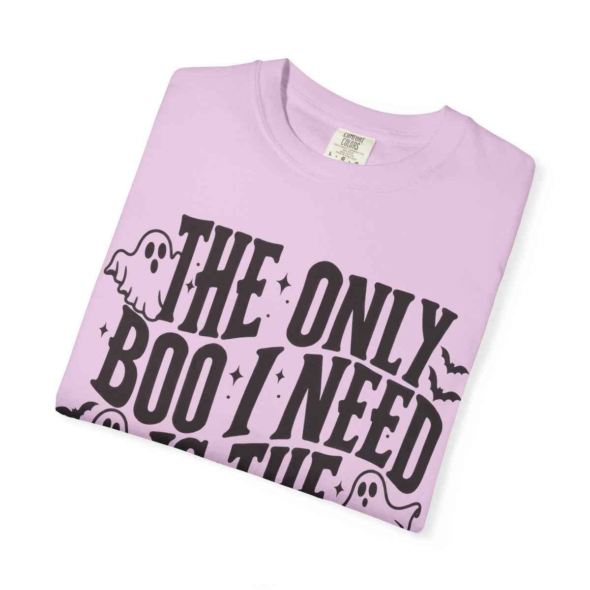 Holy Ghost Halloween T-Shirt — "The Only Boo I Need Is The Holy Ghost"