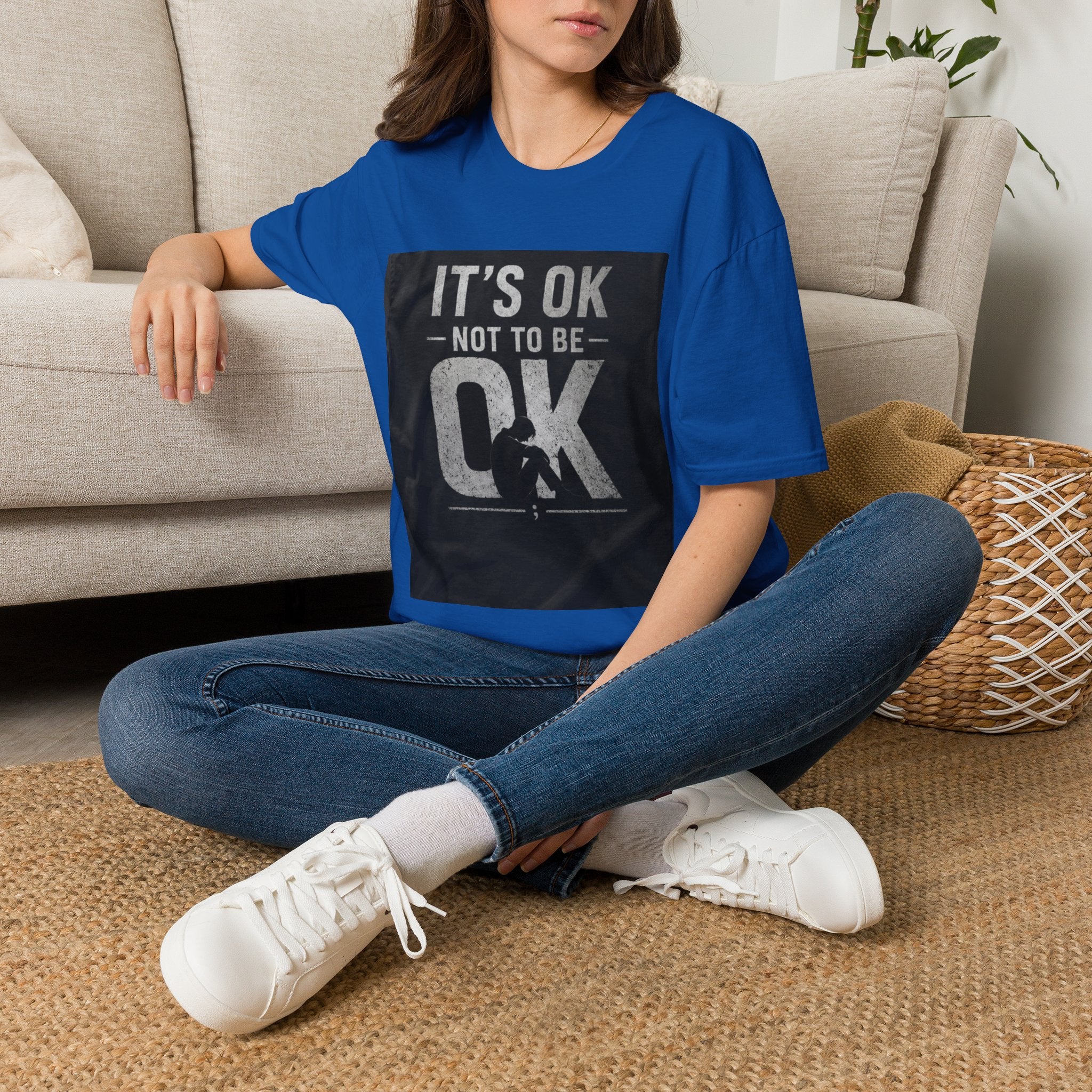 It's OK Not To Be OK T-Shirt — Mental Health Awareness Graphic Tee