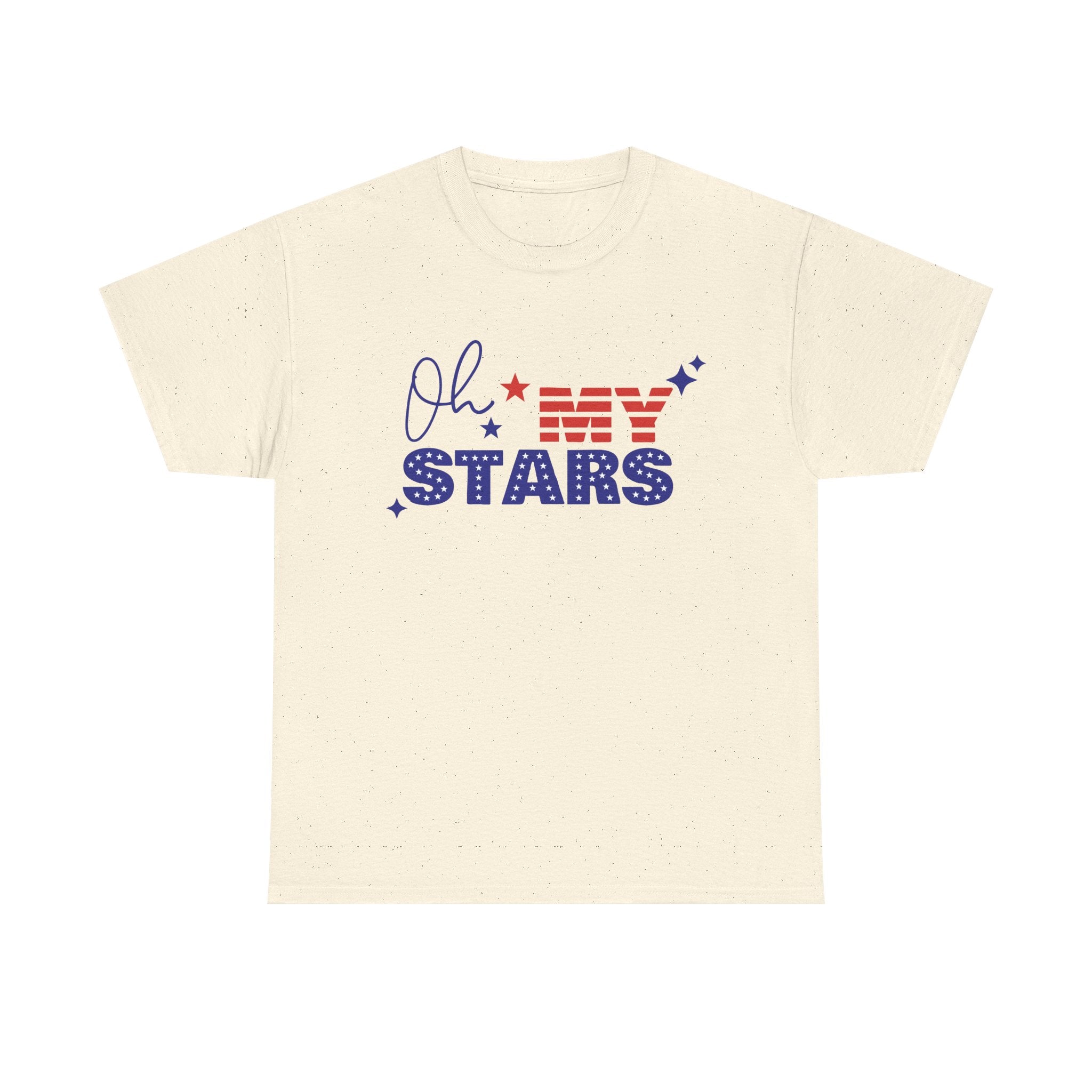 Patriotic "Oh My Stars" T‑Shirt — Fourth of July USA Flag Graphic Tee
