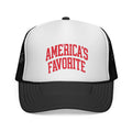 Trucker Cap — "America's Favorite" Vintage Red Logo Mesh Hat