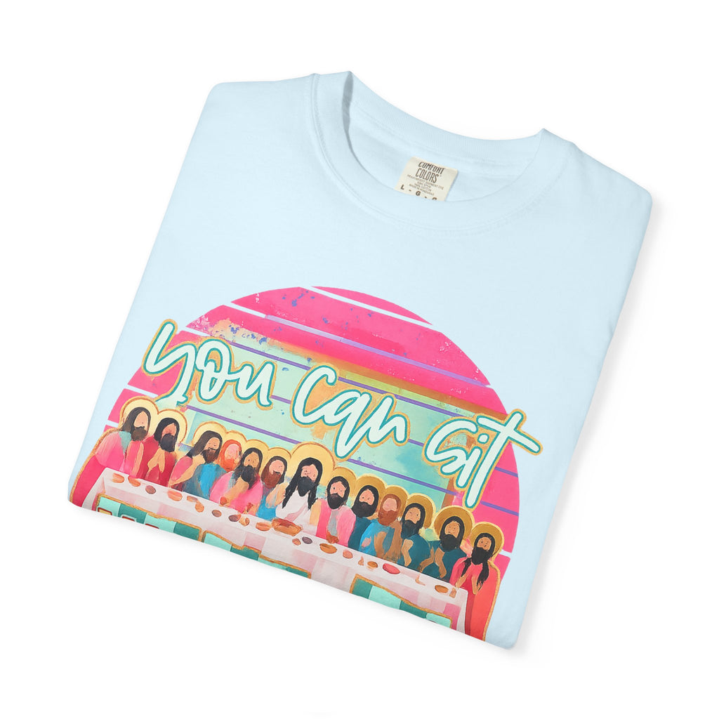 You Can Sit With Us T‑Shirt – Retro Pastel Group Graphic