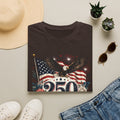 250 Years of Freedom T-Shirt — Patriotic American Eagle & Flag Tee