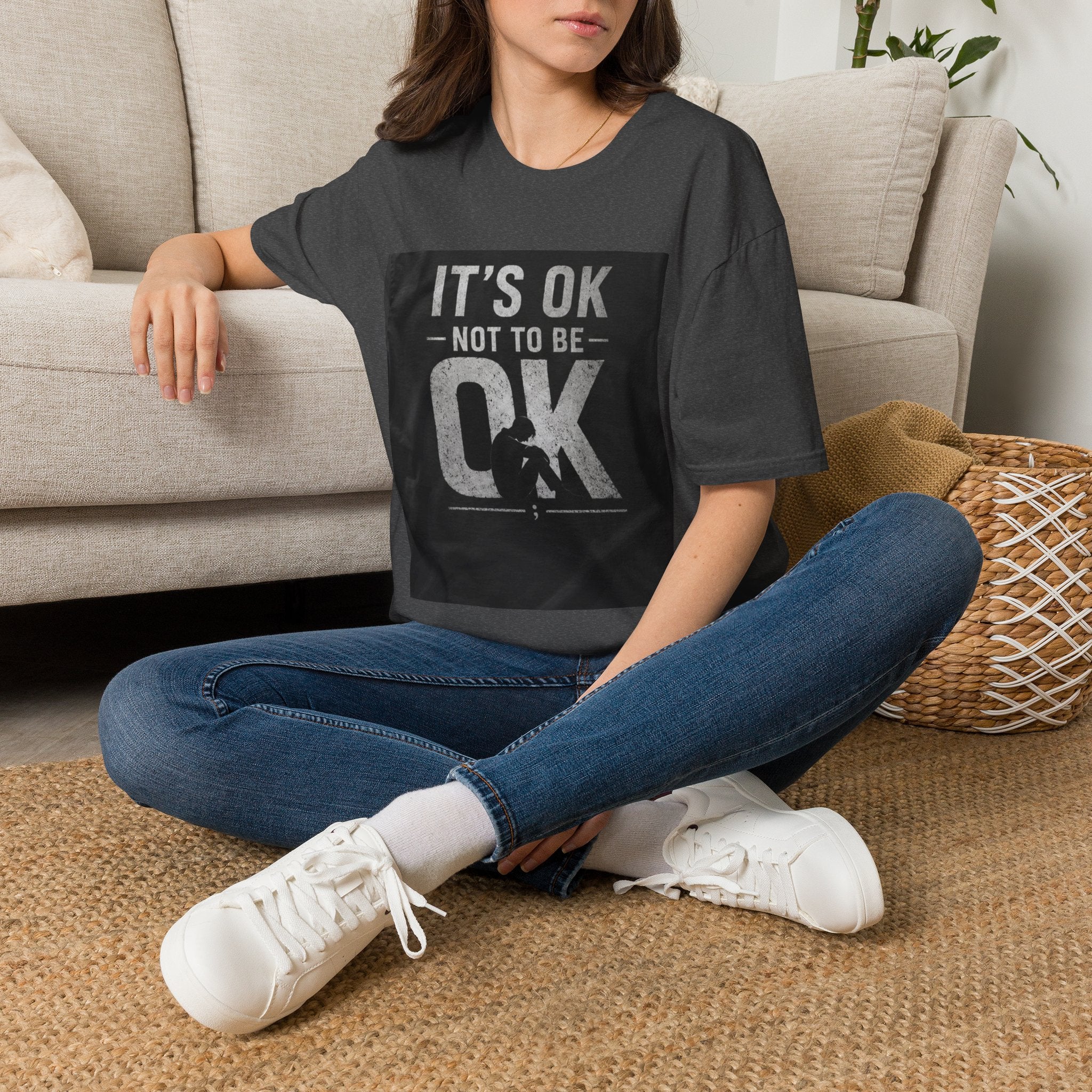 It's OK Not To Be OK T-Shirt — Mental Health Awareness Graphic Tee
