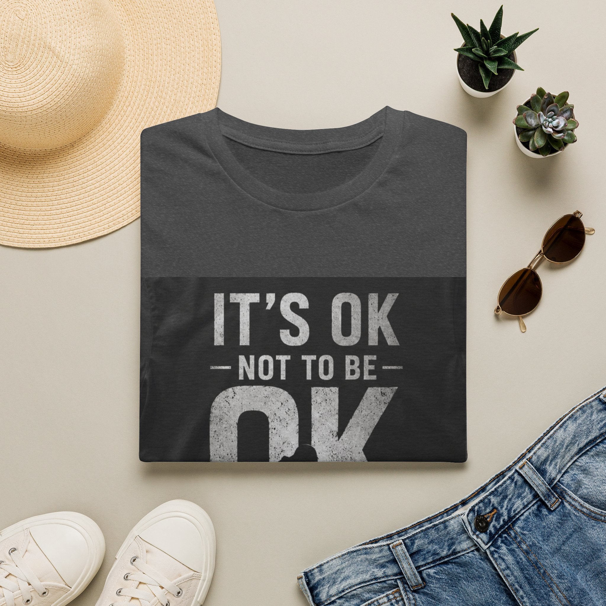It's OK Not To Be OK T-Shirt — Mental Health Awareness Graphic Tee