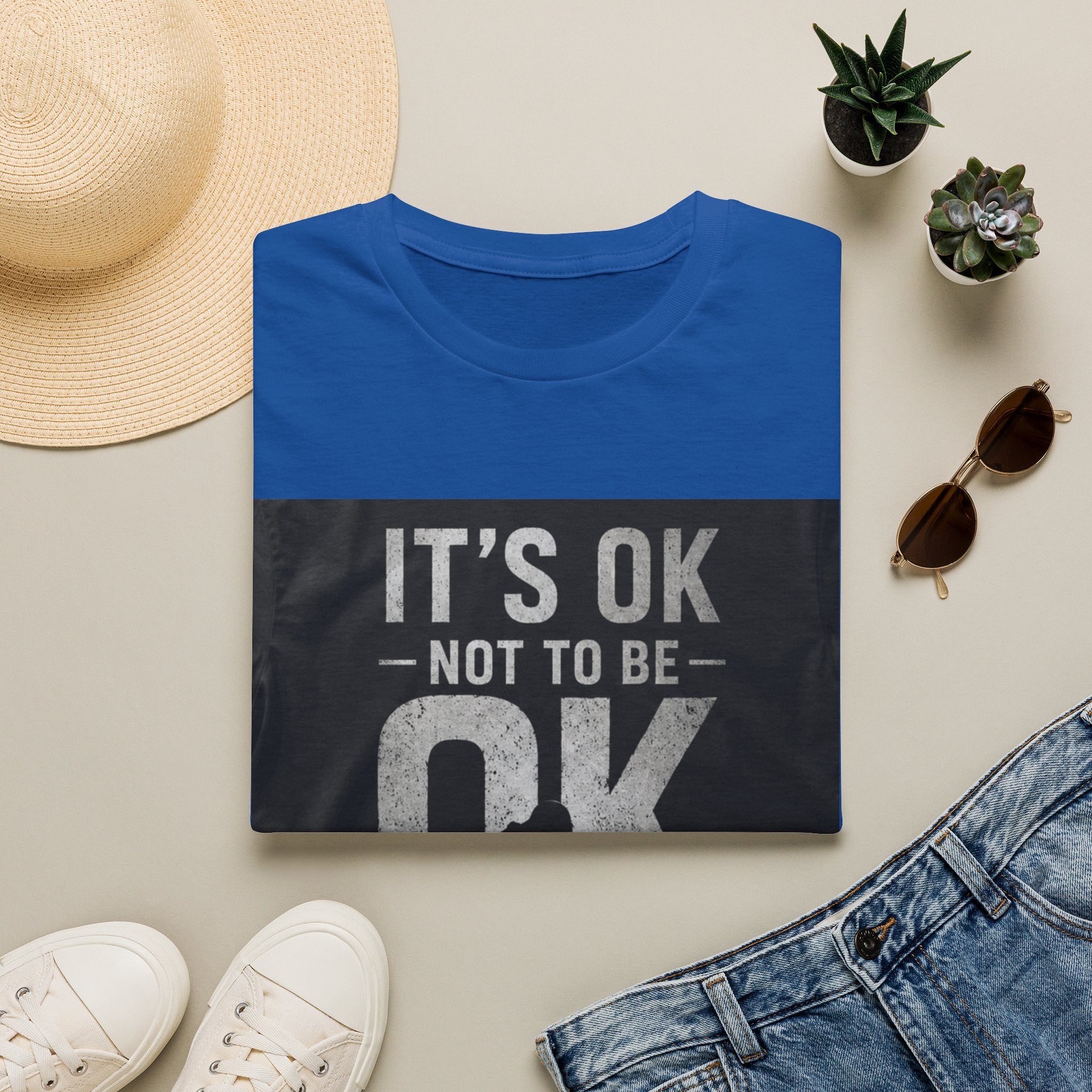 It's OK Not To Be OK T-Shirt — Mental Health Awareness Graphic Tee
