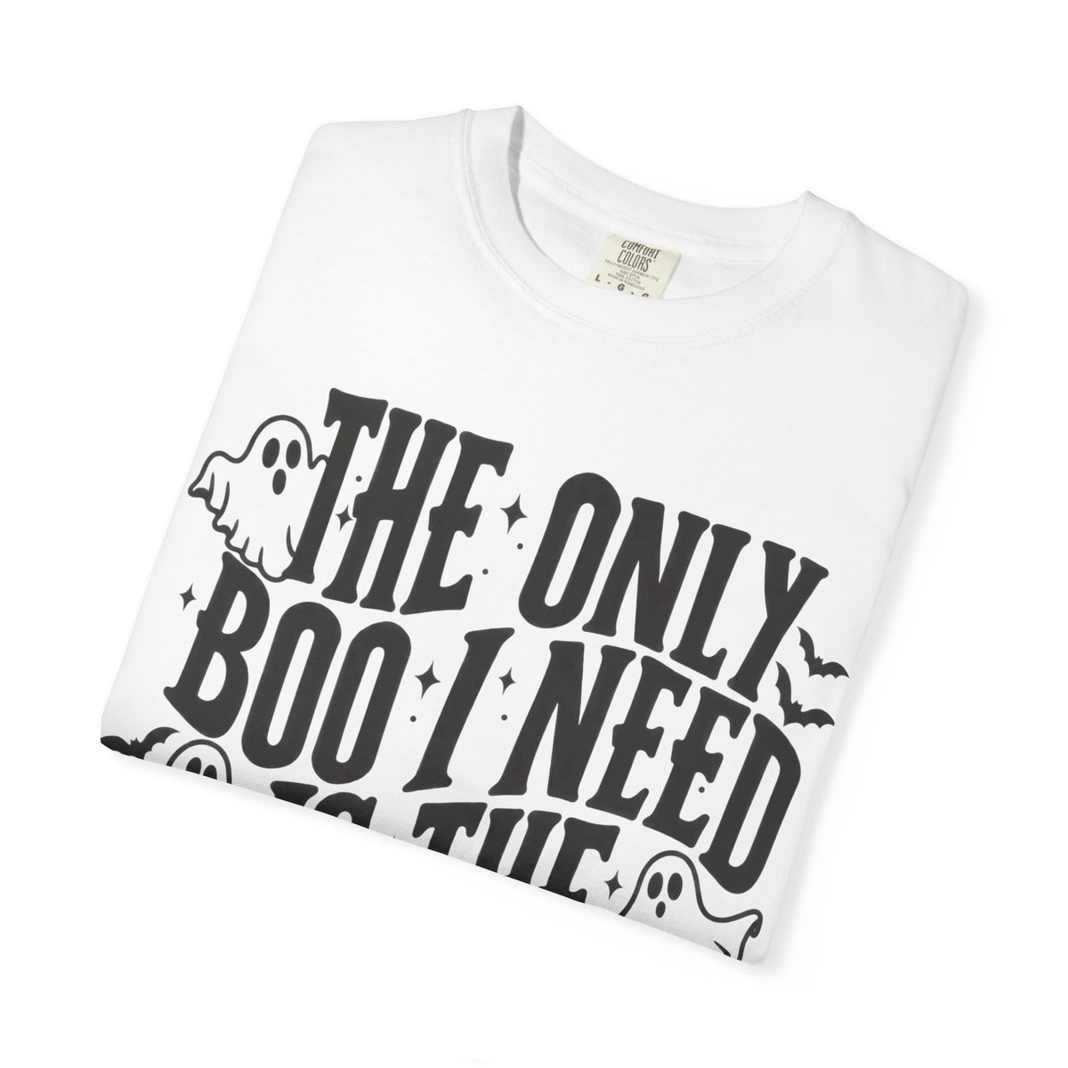Holy Ghost Halloween T-Shirt — "The Only Boo I Need Is The Holy Ghost"