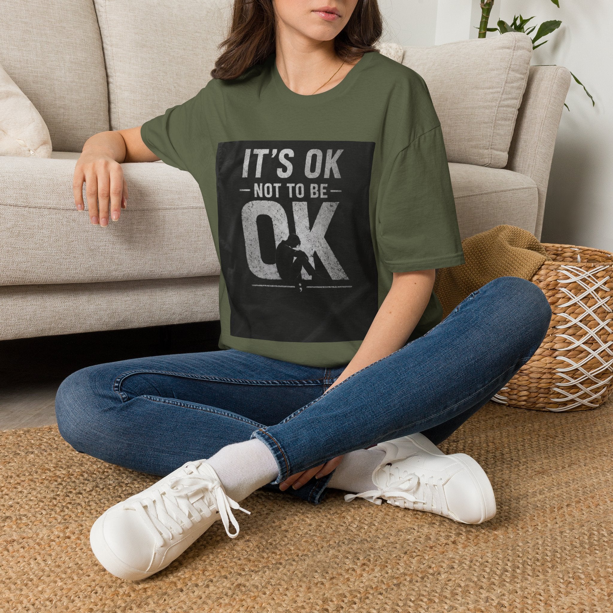 It's OK Not To Be OK T-Shirt — Mental Health Awareness Graphic Tee