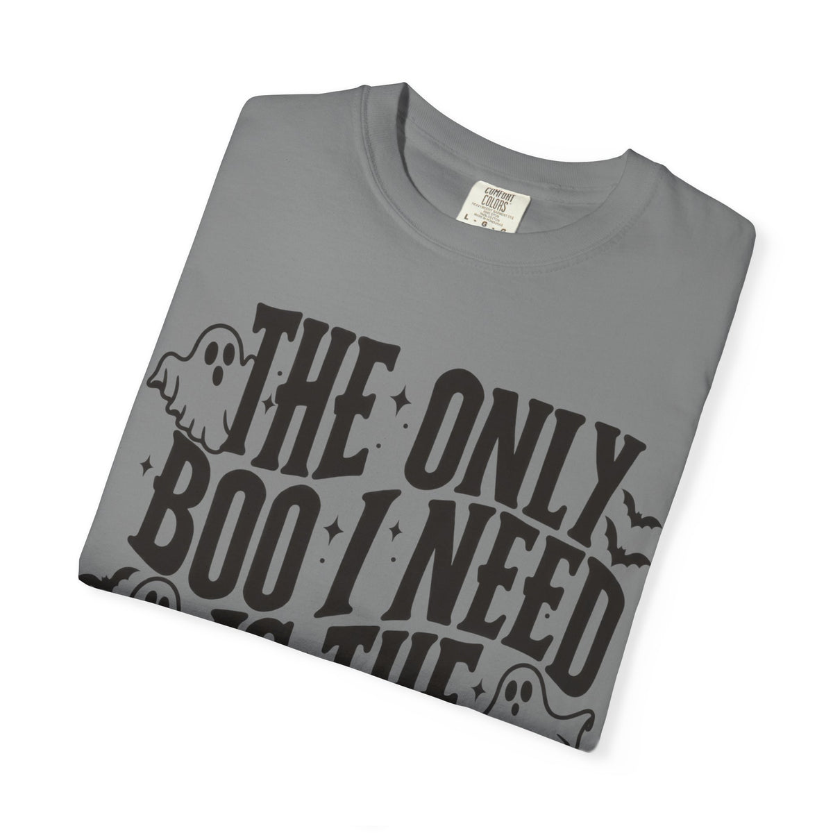Holy Ghost Halloween T-Shirt — "The Only Boo I Need Is The Holy Ghost"