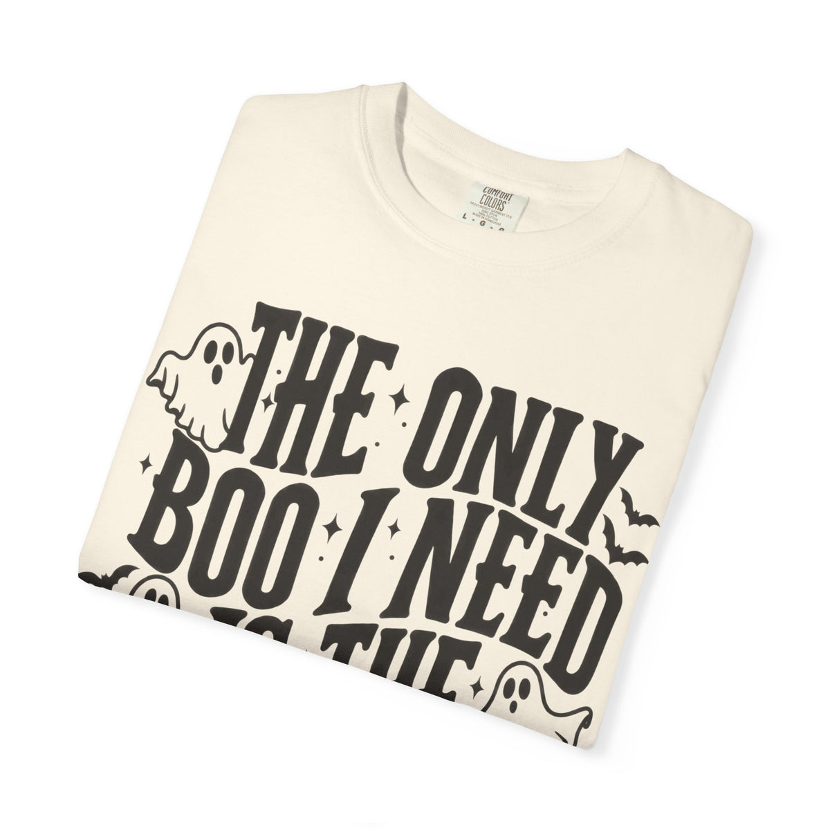 Holy Ghost Halloween T-Shirt — "The Only Boo I Need Is The Holy Ghost"