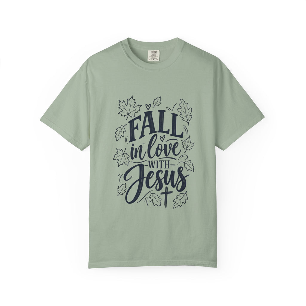 Fall in Love with Jesus T-Shirt — Christian Autumn Tee