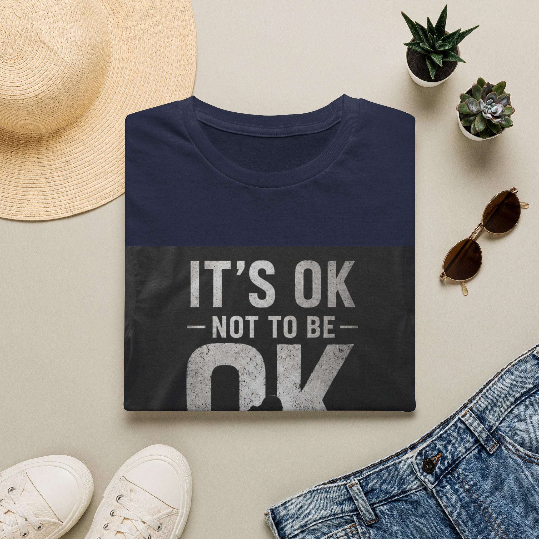 It's OK Not To Be OK T-Shirt — Mental Health Awareness Graphic Tee