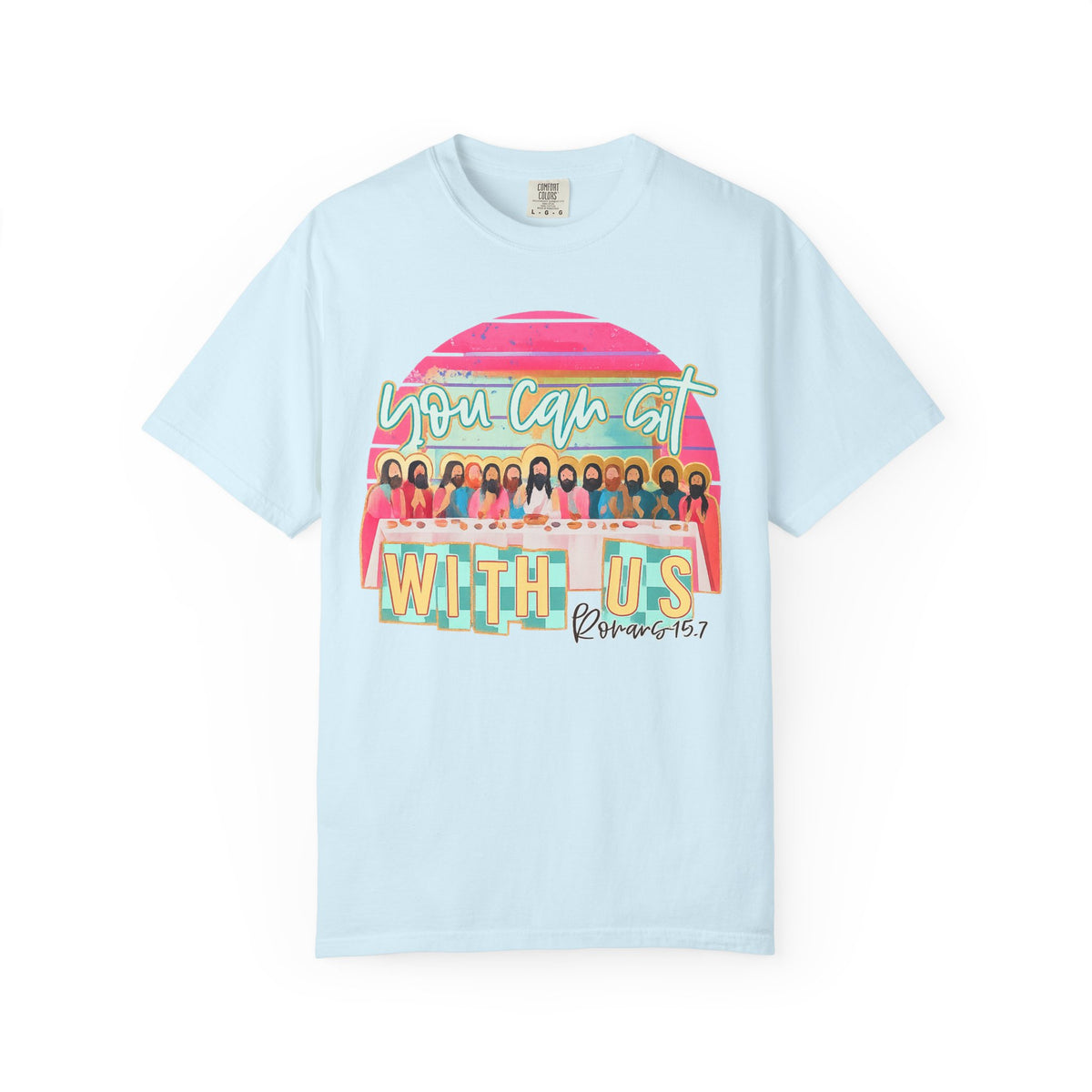You Can Sit With Us T‑Shirt – Retro Pastel Group Graphic