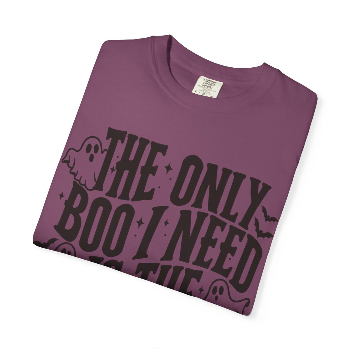 Holy Ghost Halloween T-Shirt — "The Only Boo I Need Is The Holy Ghost"