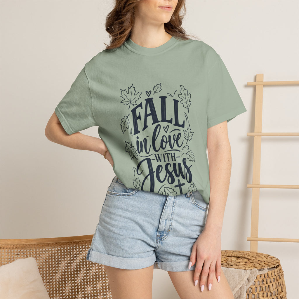 Fall in Love with Jesus T-Shirt — Christian Autumn Tee