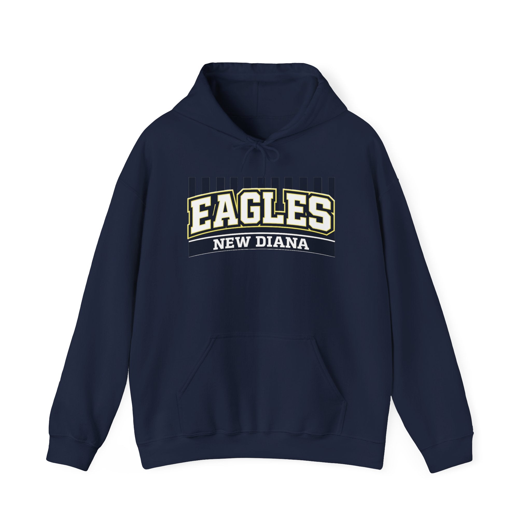 Eagles New Diana Hoodie — Vintage Varsity Stripe School Spirit Sweatshirt