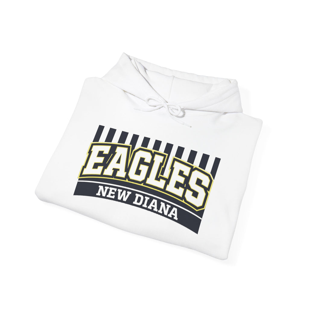 Eagles New Diana Hoodie — Vintage Varsity Stripe School Spirit Sweatshirt